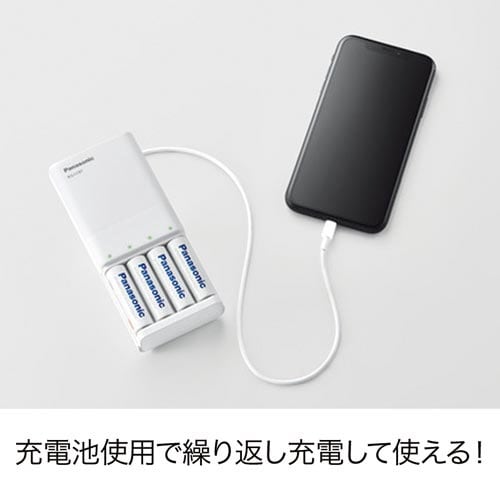 USB入出力付 電池式急速充電器 単品