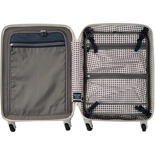 ライトスーツケース フロントオープン35Lシルバー