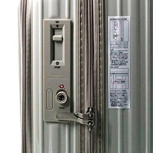 ライトスーツケース フロントオープン35Lシルバー