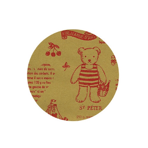 手提げバッグ ベア・レッド 大