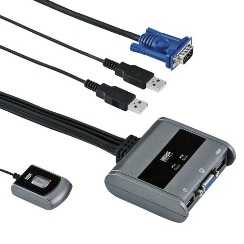 パソコン切替器 手元スイッチ付き