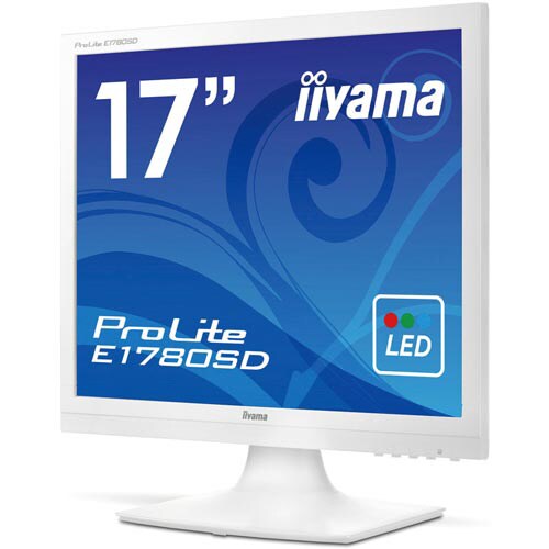 17型液晶モニター ホワイト