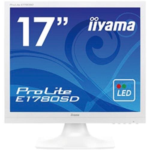 17型液晶モニター ホワイト