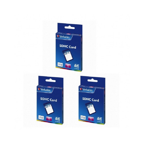 SDHCカード フリクション対応 4GB 3個