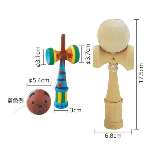 木製 けん玉(ヒモ付)