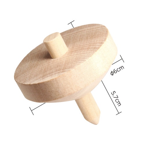 木製ゴマ 小 無着色 φ60