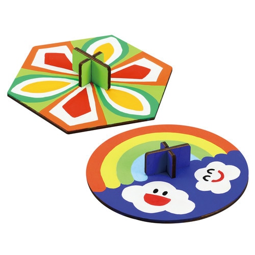 簡単組み立て手回しゴマ