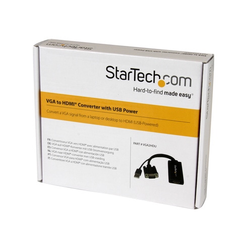 VGA − HDMI変換アダプタ USBオーディオ