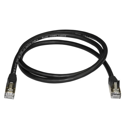 Cat6a LANケーブル 1m ブラック