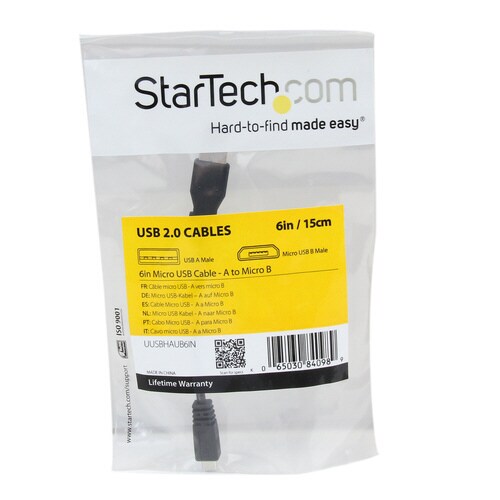 MicroUSB 2.0 変換ケーブル 15cm