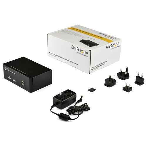 KVMスイッチ 2ポート デュアルDP対応 USB