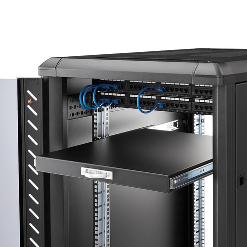 サーバーラックキャビネット用棚板 スライド式 1U