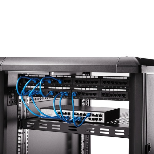 サーバーラック棚板 伸縮式放熱用スリット付 1U