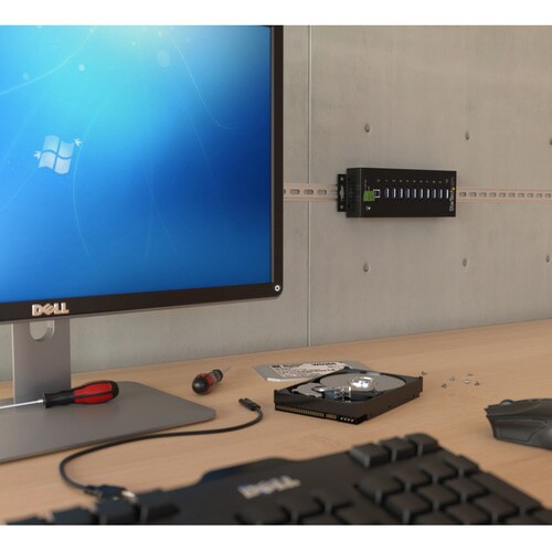 USB 3.0ハブ 10ポート 産業用 ESD保護