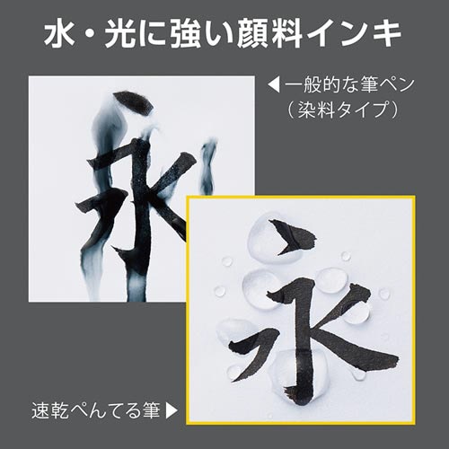 速乾ぺんてる筆 中字