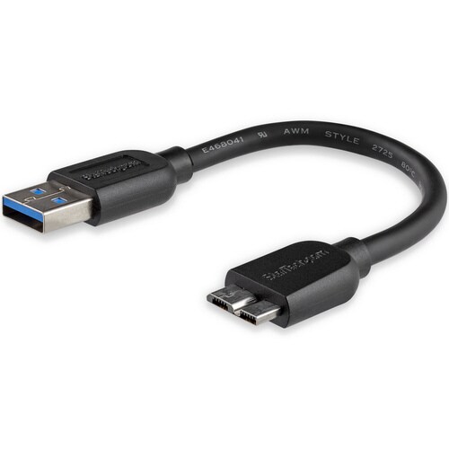 MicroUSB3.0変換スリムケーブル 15cm
