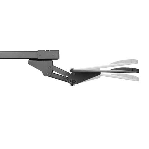 スライド式キーボードトレイ 高さ/角度調整可能