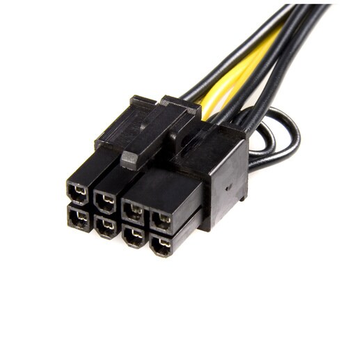 PCIe 電源アダプタケーブル 6ピン− 8ピン