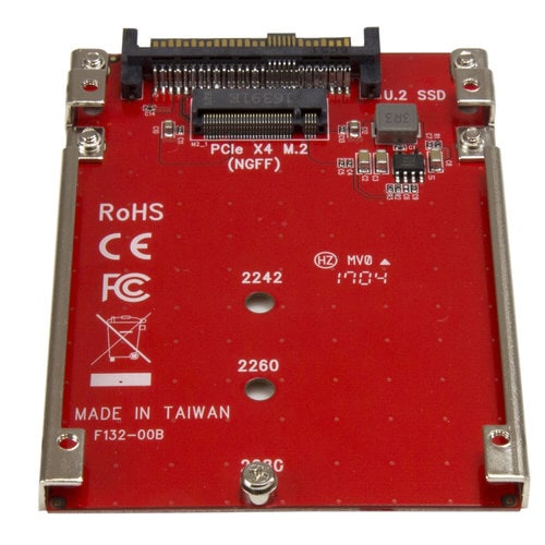 M.2 NVMe SSD−U.2変換アダプタ