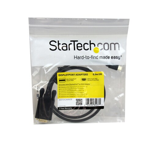 ミニディスプレイポート−VGAケーブル 91cm