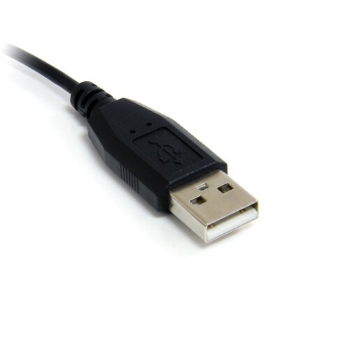 MicroUSB 2.0ケーブルL型右 1.8m