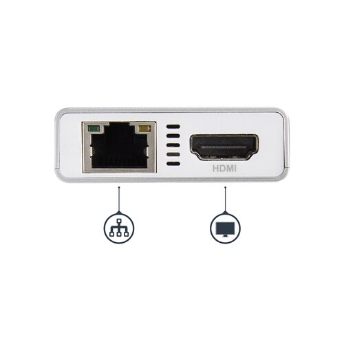 USB−Cマルチアダプタ HDMI/PD/LAN