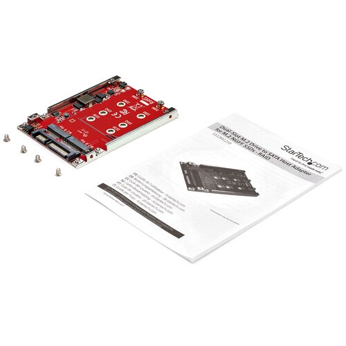 M.2(x2) − SATA変換アダプタ RAID