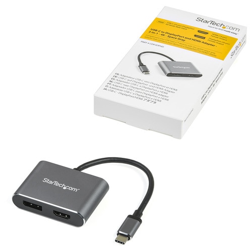 2in1 USB−Cマルチアダプタ DP/HDMI