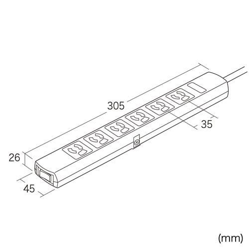 電源タップ TAP−36MG−3