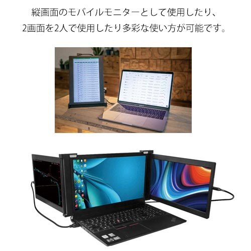 11.6インチマルチディスプレイモバイルモニター