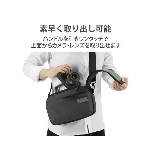 カメラバッグ ショルダーバッグ ブラック