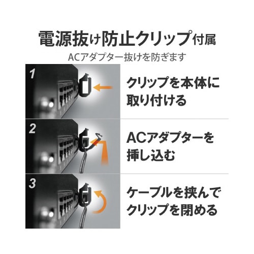 スイッチングハブ 2.5 ギガビット対応 5ポート
