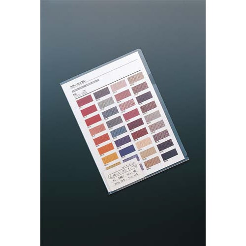 クリヤーホルダー名刺ポケット付きA4 透明 5枚