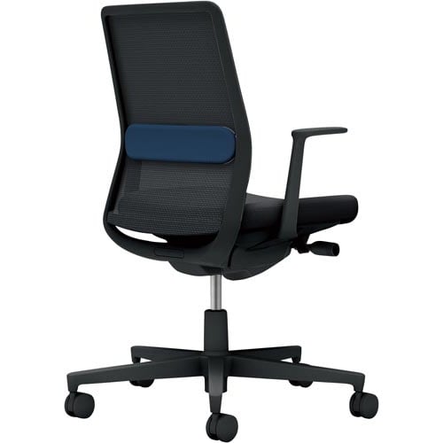 モネット 背M L有本体BK L型肘 背座BK