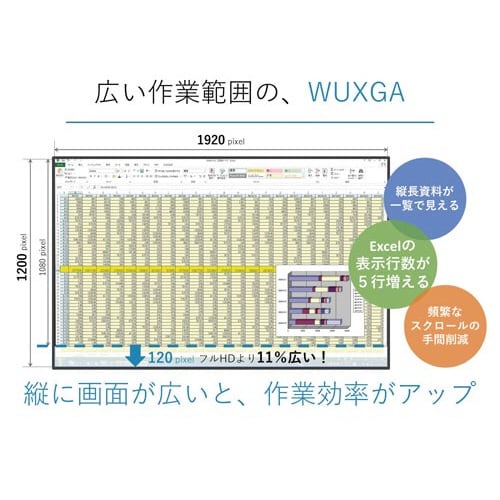 24.1型 Type−C搭載モニター ブラック