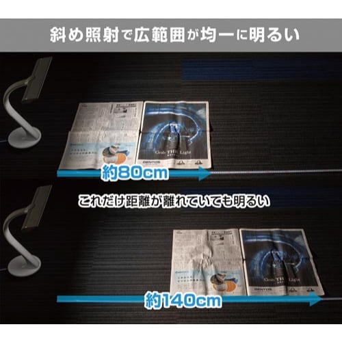 斜め照射デスクライト 2台