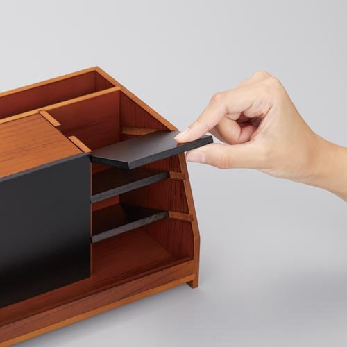 ケーブルイン ダークブラウン