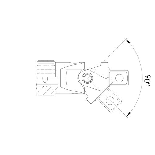1/4DRスプリング付ユニバーサルジョイント