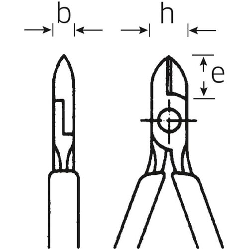 エレクトロニクス斜ニッパー