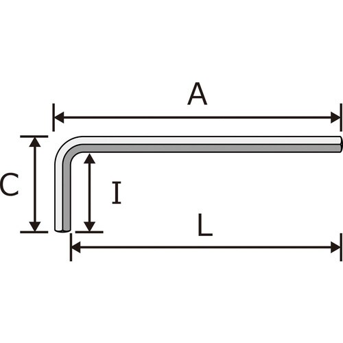 ホルダー付六角棒レンチ13本セット0.7−6mm