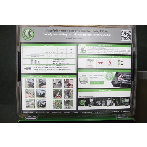 スライドハンマーセットM3−18アダプタ10個付