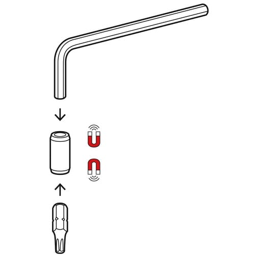 バイクツールセット(9本組)レッド(BOX)