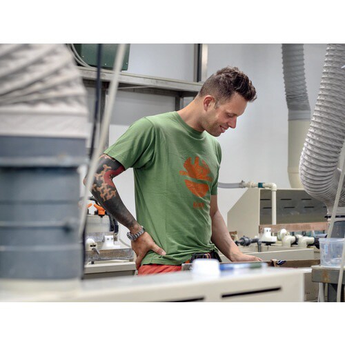 TシャツタイディイエローオーカーL