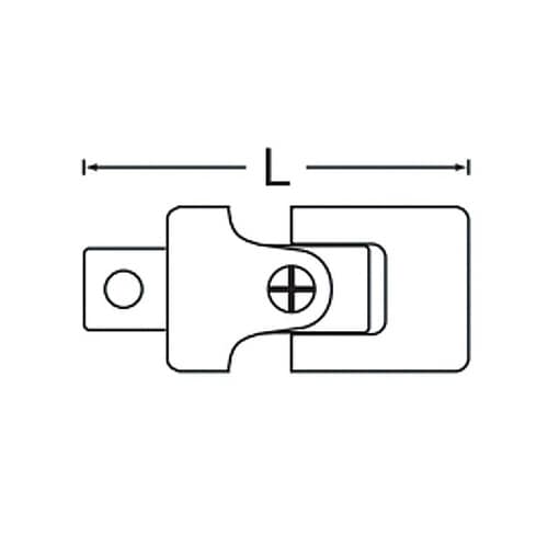 1/2DRロッキングユニバーサルジョイント
