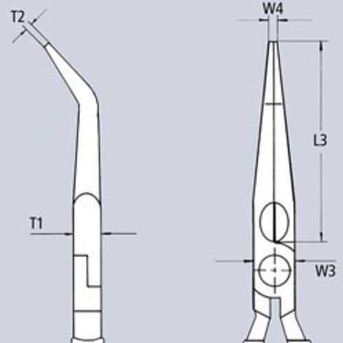 40°先曲アジャスティングプライヤー