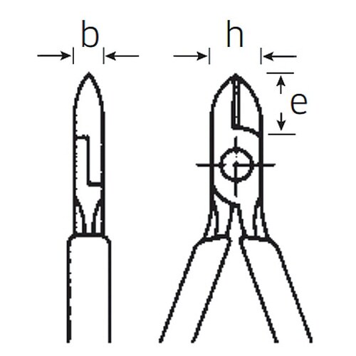 絶縁斜ニッパー