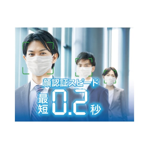 小型顔認証型AIサーマルカメラ