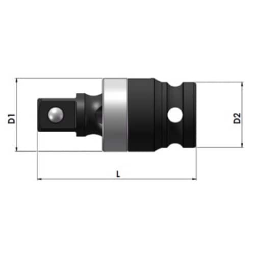 1/2DRインパクト用ユニバーサルジョイント