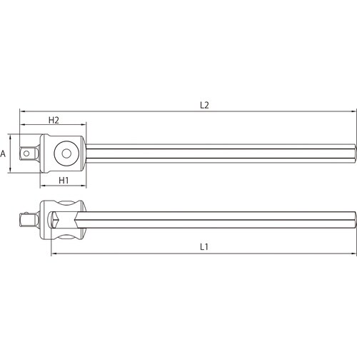 1/2DRT型スライドハンドル320mm
