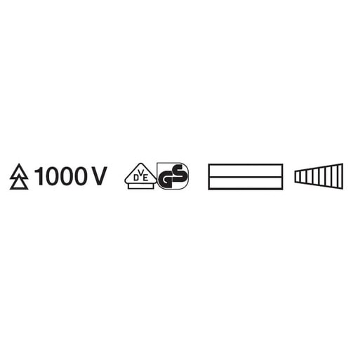 絶縁ロングノーズプライヤー1000V